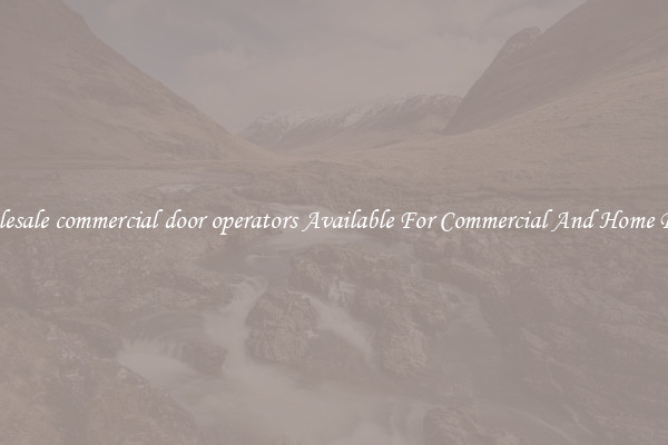 Wholesale commercial door operators Available For Commercial And Home Doors