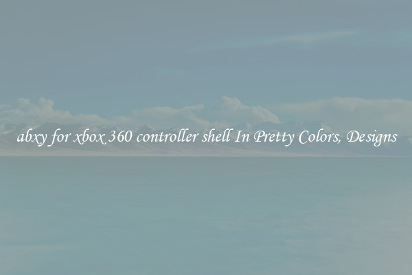 abxy for xbox 360 controller shell In Pretty Colors, Designs