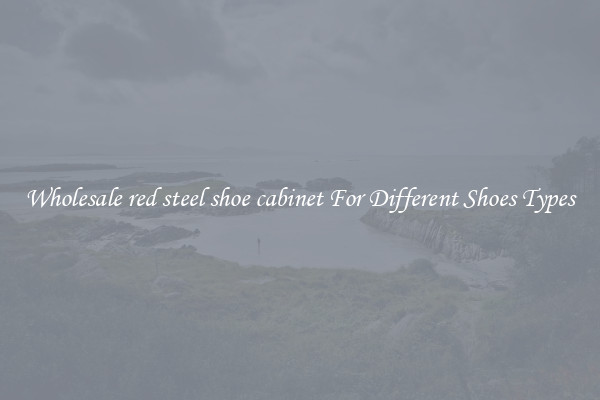 Wholesale red steel shoe cabinet For Different Shoes Types