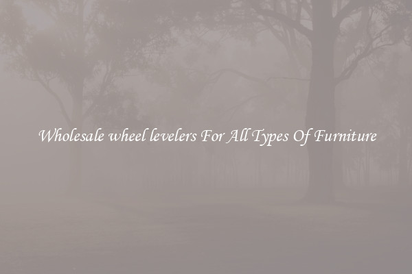 Wholesale wheel levelers For All Types Of Furniture