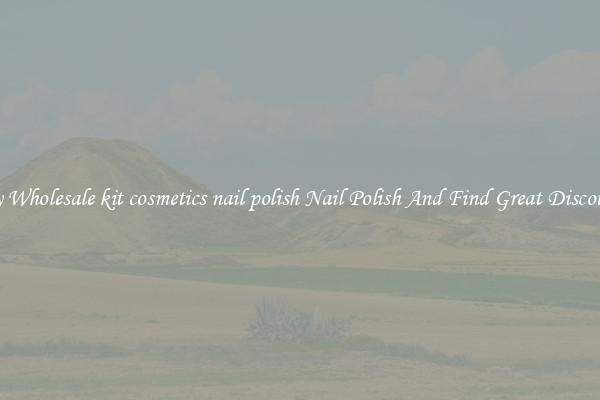 Buy Wholesale kit cosmetics nail polish Nail Polish And Find Great Discounts