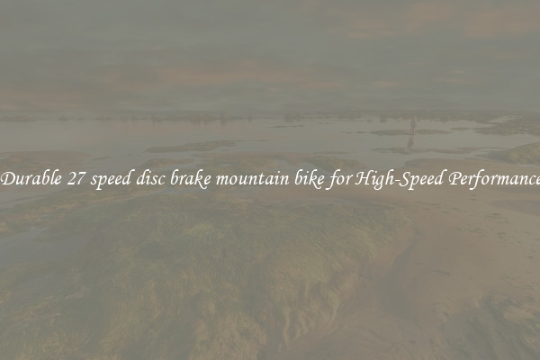 Durable 27 speed disc brake mountain bike for High-Speed Performance