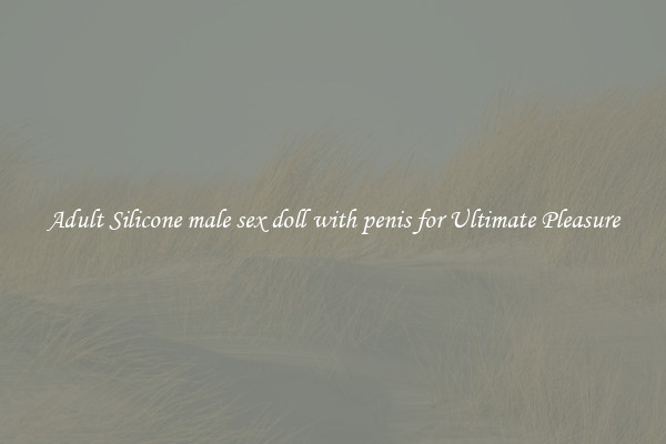 Adult Silicone male sex doll with penis for Ultimate Pleasure